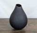 Ваза Nana Ceramics Пйарус шелк Чорна 28 см 2467141500 фото