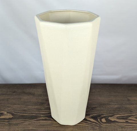 Ваза Nana Ceramics Комета Бежевая муар 40 см 2566369040 фото