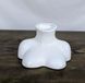 Ваза Nana Ceramics муар белая 12 см 2467079950 фото
