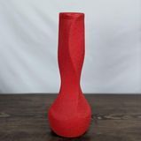Ваза Nana Ceramics Напольная высокая Самбука шелк Красная 42 см 2467143323 фото