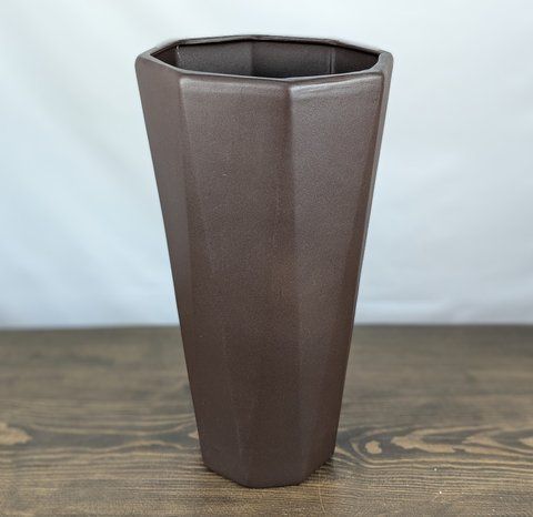 Ваза Nana Ceramics Комета муар Шоколад 40 см 2566373665 фото