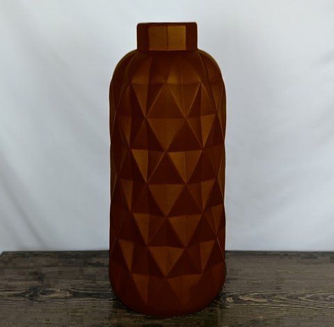 Ваза Nana Ceramics Напольна Висока Молі Муар Шоколад 63 см 2467083583 фото