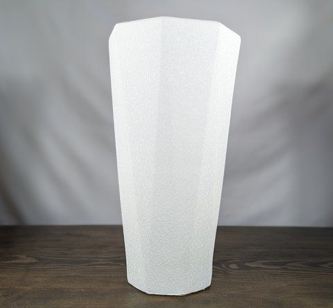 Ваза Nana Ceramics Комета Белая Шелк 40 см 2441650422 фото