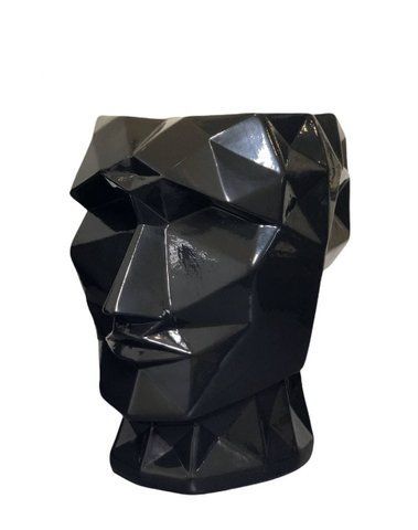 Ваза Nana Ceramics Кай глянец черный 19 см 2622237660 фото