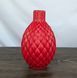 Ваза Nana Ceramics Квін червона 26 см муар 2622244961 фото