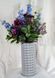 Ваза Nana Ceramics Бамбл Сіра 33 см 2388242797 фото