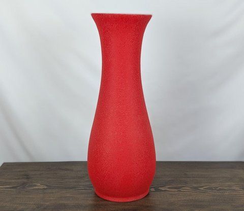 Ваза Nana Ceramics Напольна Висока Осень шовк Червона 60 см 2467117834 фото