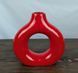 Ваза Nana Ceramics Стайл глянец красная 21 см 2566319553 фото