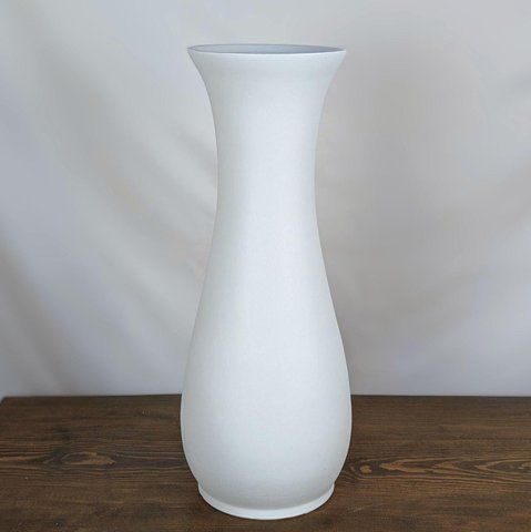 Ваза Nana Ceramics Напольна Висока Осень Муар Біла 60 см 2467120580 фото