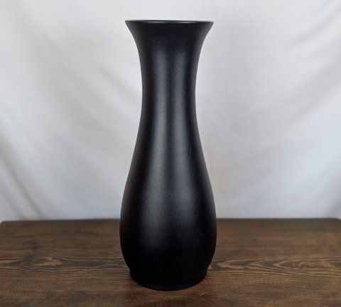 Ваза Nana Ceramics Напольна Висока Осень Муар Чорна 60 см 2467122349 фото