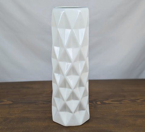 Ваза Nana Ceramics Полли Белая 41 см 2388246334 фото