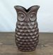 Ваза Nana Ceramics Сова муар шоколад 38 см 2566325534 фото