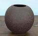 Ваза Nana Ceramics Шар шелк Шоколад 16 см 2467128016 фото