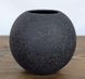 Ваза Nana Ceramics Шар шелк Черная 16 см 2467128553 фото