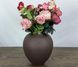 Ваза Nana Ceramics Велеса шелк Шоколад 28 см 2467133463 фото