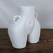 Ваза Nana Ceramics Кім Муар біла 25 см 2467075195 фото