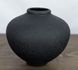 Ваза Nana Ceramics Юла шелк Черная 21 см 2467137249 фото