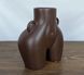 Ваза Nana Ceramics Ким муар Шоколад 25 см 2467076129 фото