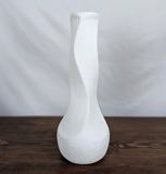 Ваза Nana Ceramics Самбука шовк Біла 42 см 2384467673 фото