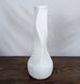 Ваза Nana Ceramics Напольная высокая Самбука шелк Белая 42 см 2384467673 фото